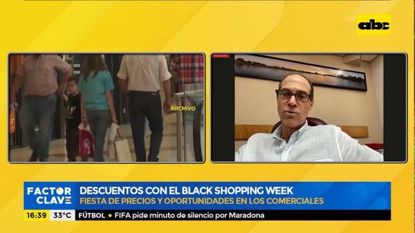 Fiesta de precios en centros comerciales con el “Black Shopping Week” - Factor Clave - ABC Color