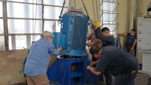 Essap realiza mejoras en su planta de Planta de Tratamiento de Viñas Cué