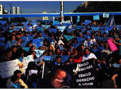 Las organizaciones provida  marchan hoy en Buenos Aires