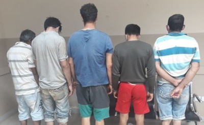 Dos policías heridos y cinco detenidos tras enfrentamiento