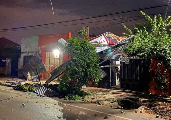 Causó daños materiales en locales y huyó | Noticias Paraguay