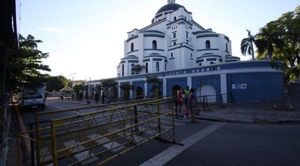 Inició novenario de Caacupé con la basílica vacía por el Covid