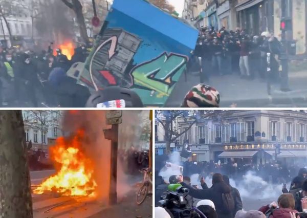 Fuertes disturbios en protestas de París, contra proyecto calificado de “ley mordaza” - Megacadena — Últimas Noticias de Paraguay