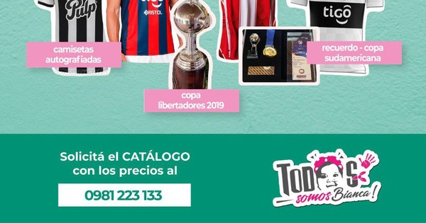 La Nación / Todos somos Bianca: organizan feria de camisetas autografiadas de clubes para apoyar a la pequeña