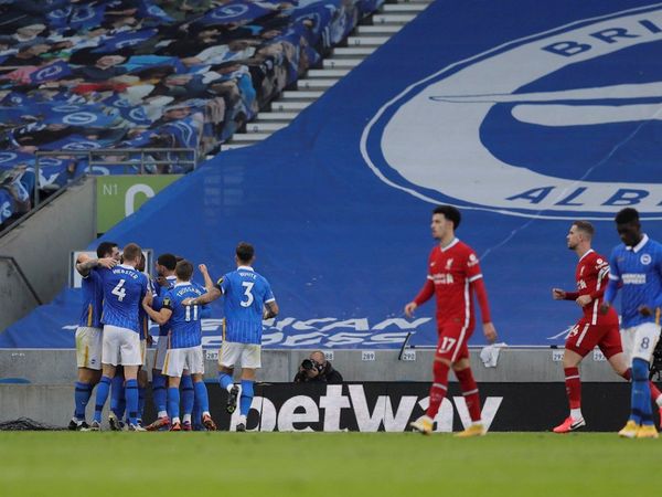 Pascal Gross evita el triunfo del Liverpool