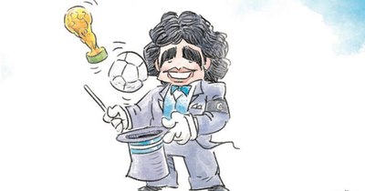 La Nación / El día en que El Diego entró en la inmortalidad