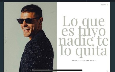 «Lo que es tuyo nadie te lo quita», Diego Larez