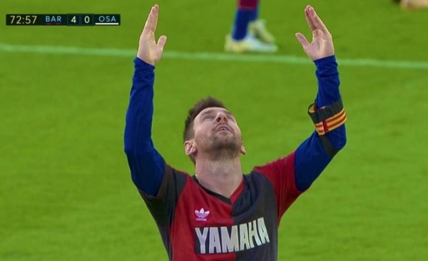 HOY / El homenaje de Messi a Maradona en la goleada del Barcelona