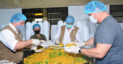 La Nación / Más de 3.000 personas vulnerables recibieron almuerzo solidario en Luque