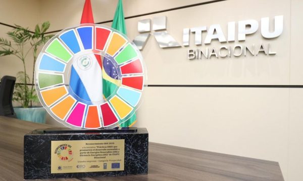 Binacional obtiene el Reconocimiento ODS Paraguay 2020 por buenas prácticas sustentables