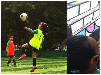 La pequeña artista que hace magia con el balón