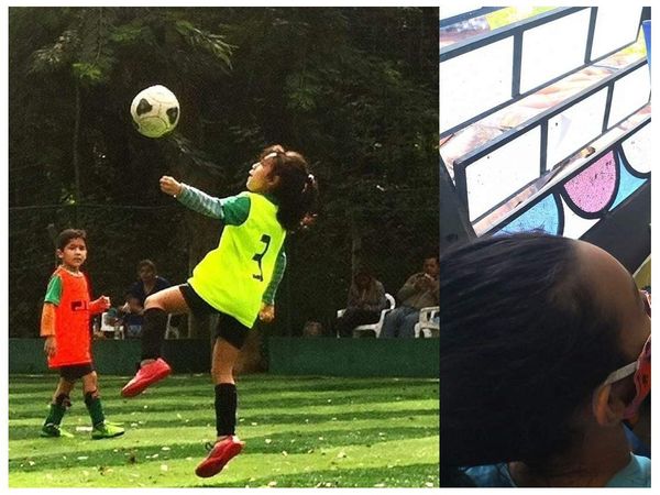 La pequeña artista que hace magia con el balón
