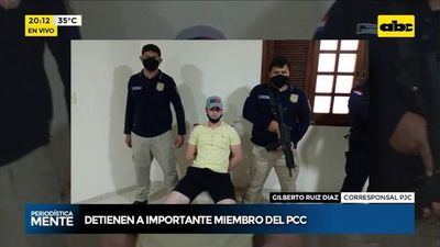 Detienen a importante miembro del PCC - Periodísticamente - ABC Color