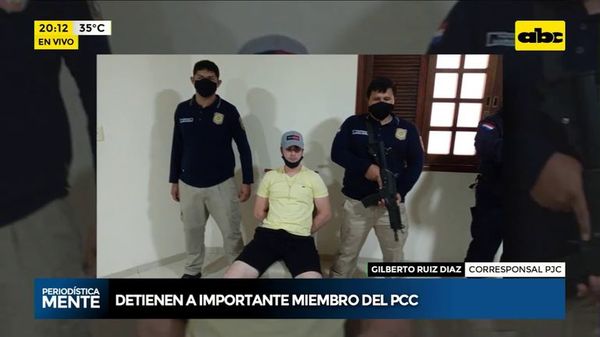 Detienen a importante miembro del PCC - Periodísticamente - ABC Color