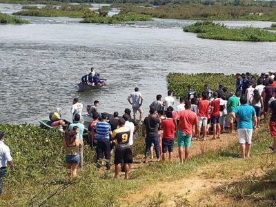 Suspenden búsqueda de cuarta persona desaparecida en el río Paraná