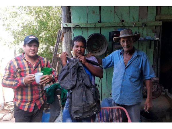 Devolvió mochila con dinero que halló en Toro Pampa, Chaco