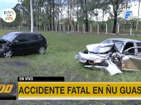 Locutor fallece en choque frontal sobre autopista Ñu Guasu