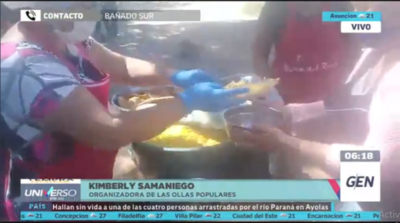 HOY / Kimberly Samaniego, organizadora de Ollas Populares, sobre pedido de alimentos