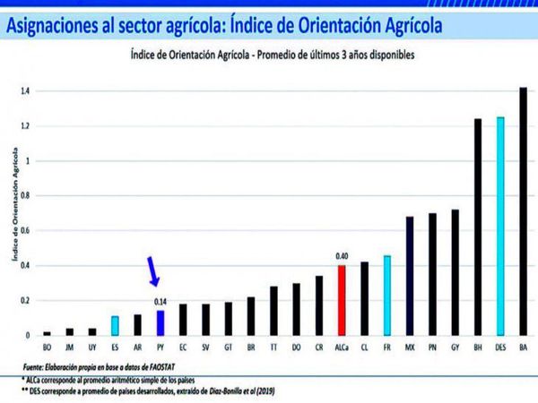 FAO recomienda aumentar el gasto público en producción de alimentos
