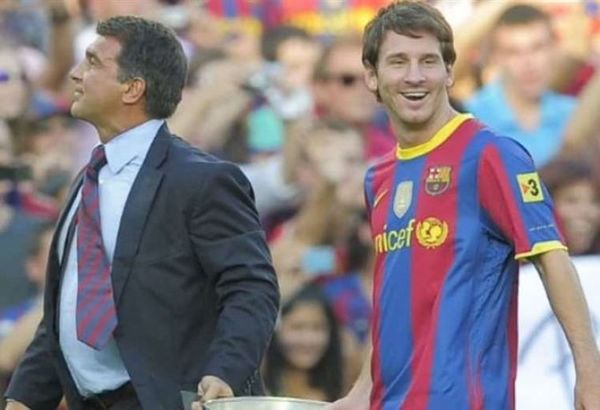 "Messi le dará una oportunidad al Barcelona", dice Laporta