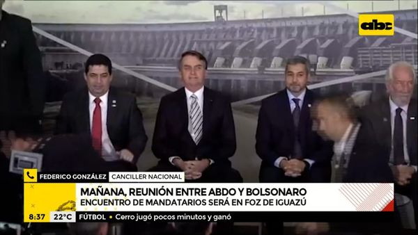 Reunión Abdo-Bolsonaro: mandatarios podrían conversar sobre la revisión del Anexo C - ABC Noticias - ABC Color
