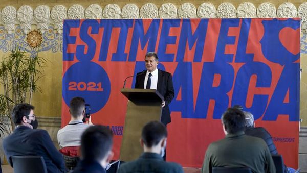 Joan Laporta, el presidente del sextete, presentó la precandidatura al Barcelona - Fútbol - ABC Color