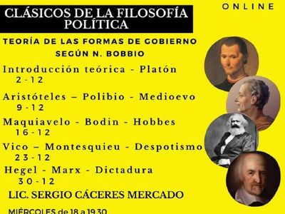 Centro de investigación ofrece cursos online de filosofía política