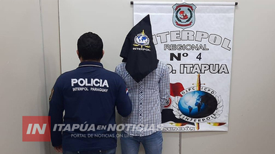 ATRAPAN EN ENCARNACIÓN A UN BRASILEÑO DEMANDADO POR LA JUSTICIA DE SU PAÍS