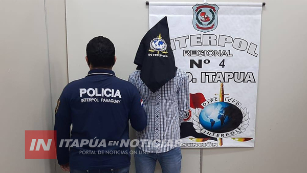ATRAPAN EN ENCARNACIÓN A UN BRASILEÑO DEMANDADO POR LA JUSTICIA DE SU PAÍS