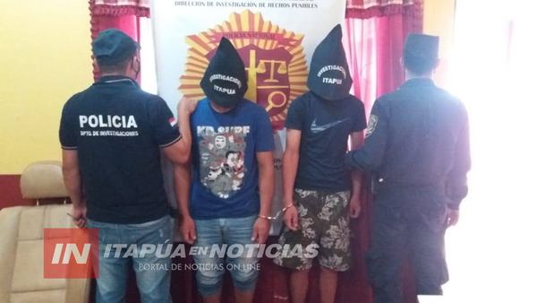 DOS APREHENDIDOS EN CASO ASALTO EN OBLIGADO, RECUPERAN CELULAR DE LA VÍCTIMA