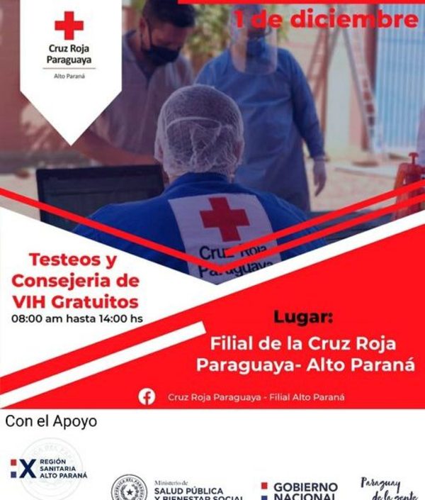 Realizarán testeos y consejería de VIH gratuitos