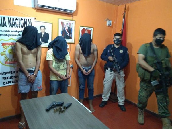 Tres detenidos tras el asesinato de joven en Capitán Bado