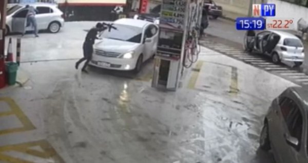 Captan asalto en estación de servicios de Fernando de la Mora | Noticias Paraguay