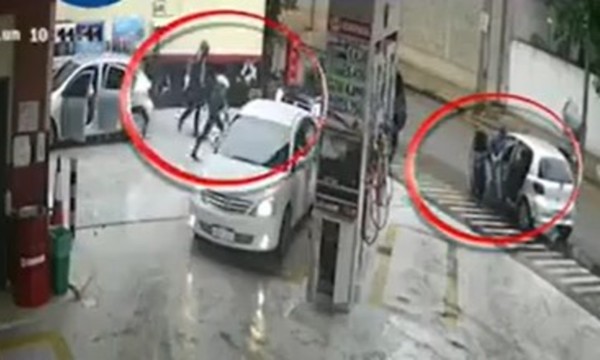 Asalto en estación de servicio en Fernando de la Mora - C9N