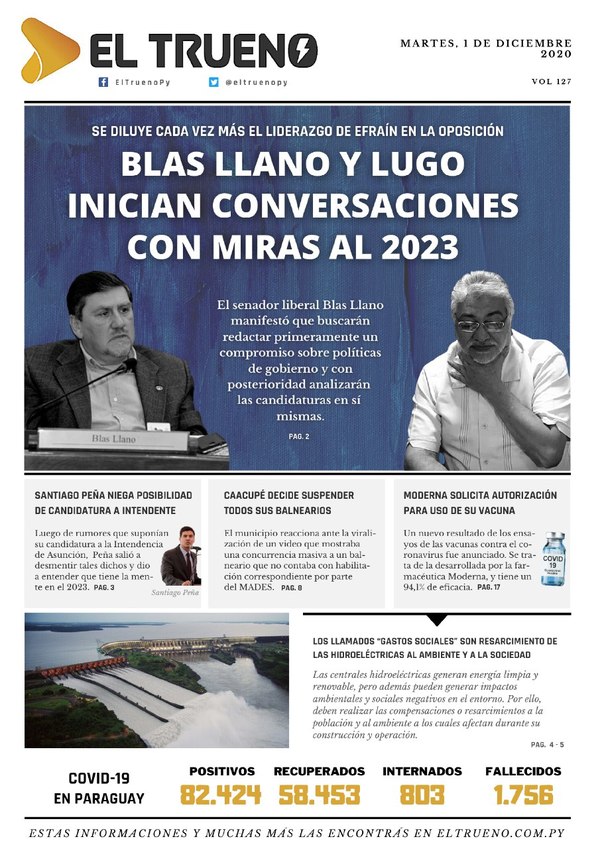 E-paper 01 de Diciembre 2020 - El Trueno
