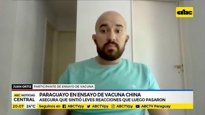 Paraguayo en ensayo de vacuna china contra Covid-19 - ABC Noticias - ABC Color