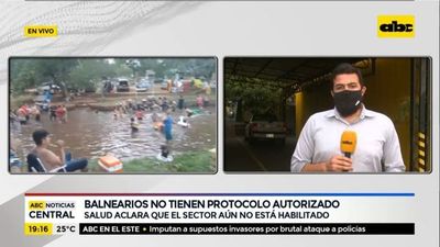 Balnearios no tienen protocolo autorizado por Ministerio de Salud - ABC Noticias - ABC Color