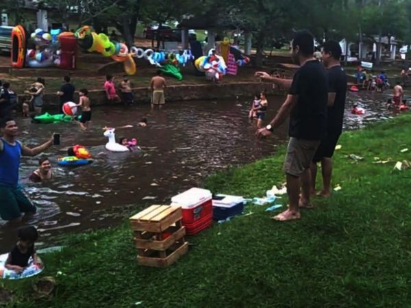 Inhabilitan los balnearios de Caacupé, tras aglomeración