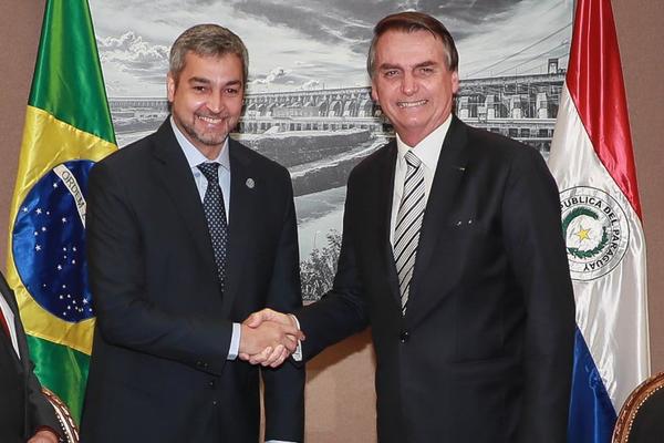 Abdo y Bolsonaro se reúnen para verificar avance del Puente de la Integración » Ñanduti