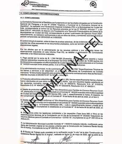Severas observaciones de Contraloría por licitaciones hechas en la Comuna de CDE