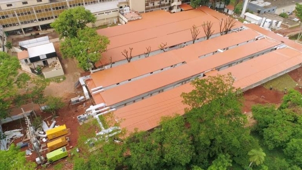 HOY / Nuevos pabellones de contingencia del Hospital de Itauguá con 95% de ejecución