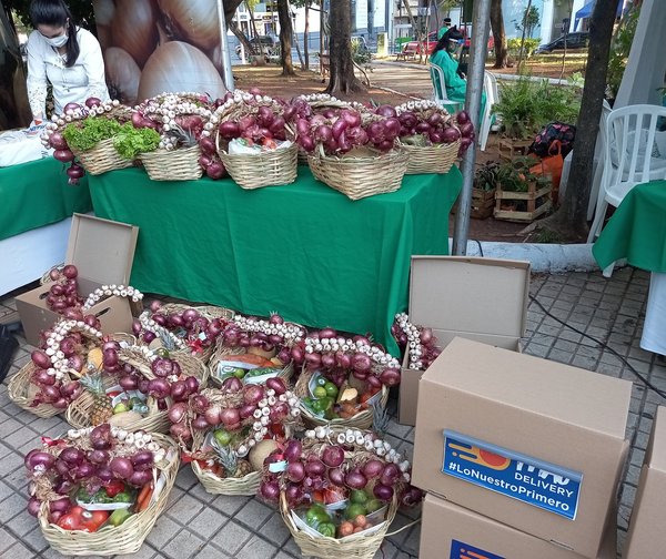 Feria granjera en Asunción con servicio delivery