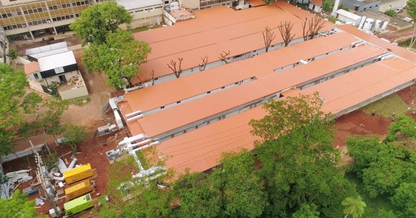 La Nación / Hospital de Itauguá: pabellones de contingencia, con 95% de ejecución