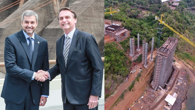 Abdo y Bolsonaro tendrán un encuentro para verificar obras de un puente