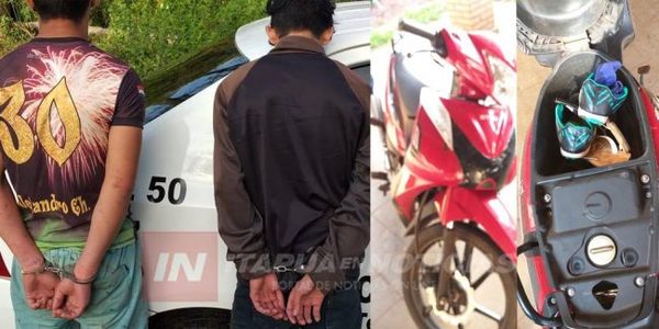 POLICIAS ATRAPAN A DOS MENORES Y RECUPERAN BIENES ROBADOS EN ASALTO.