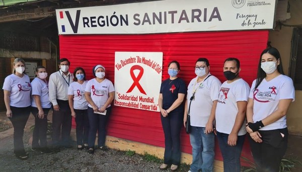 Conmemoran el día Mundial de Lucha Contra el Sida en Coronel Oviedo - Noticiero Paraguay