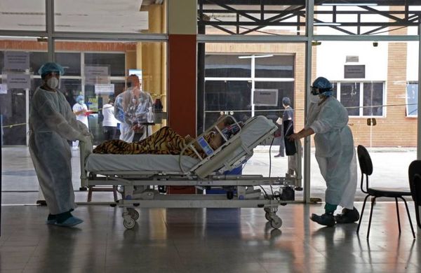 Ocupación total de camas en el área de contingencia del Hospital de Clínicas