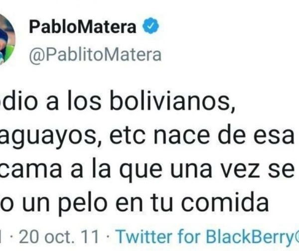 Repudio absoluto contra 3 rugbistas argentinos por tuits xenófobos y racistas