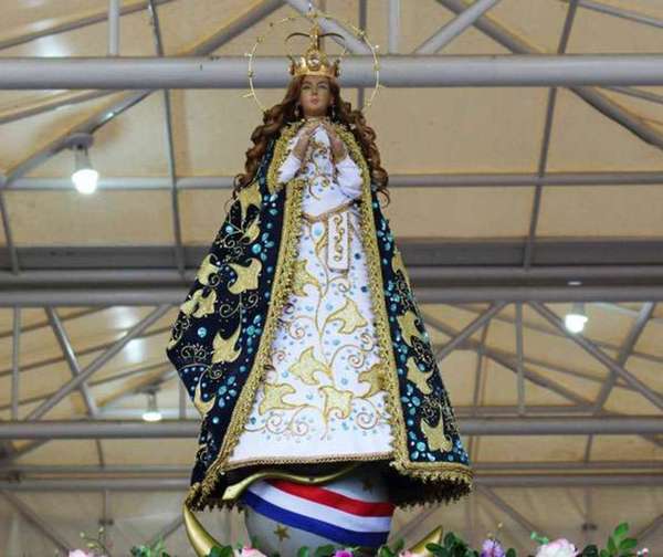 Virgen de Caacupé visitó el INERAM en el cuarto día del Novenario