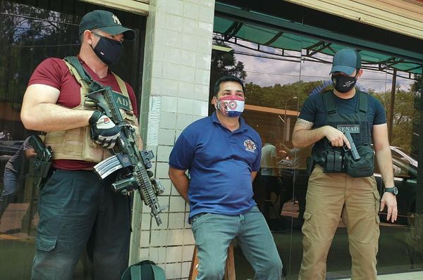 Capturan a presunto jefe logístico del Comando Vermelho en Ciudad del Este - ABC en el Este - ABC Color